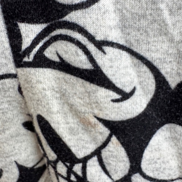 Disney 2T Black and Gray Minnie Mouse Face Facial Expression Leggings Pants - Picture 2 of 5